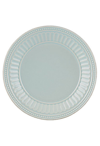 Lenox French Perle Groove Ice Blue China Dessert Plate, Single