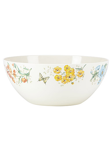 Lenox Butterfly Meadow Melamine China Serving Bowl Lg