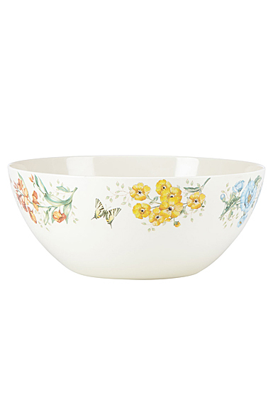 Lenox Butterfly Meadow Melamine China Serving Bowl Lg