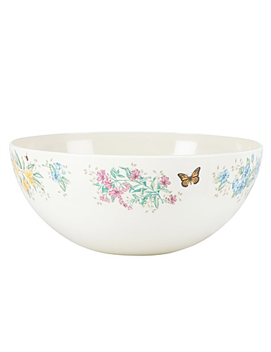 Lenox Butterfly Meadow Melamine China Salad Bowl Md