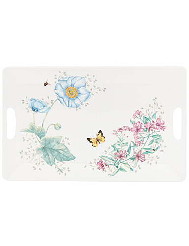 Lenox Butterfly Meadow Melamine China Large Serving Tray