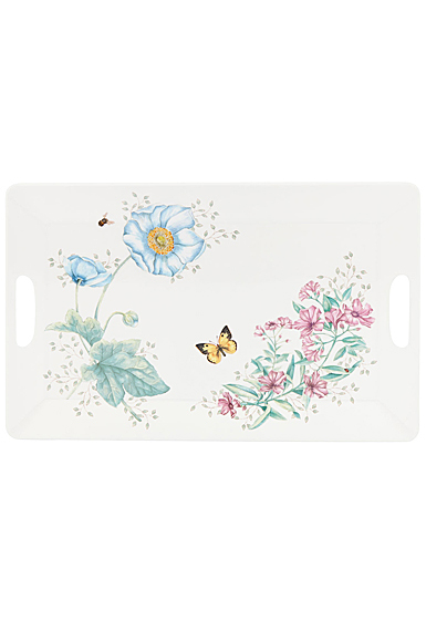 Lenox Butterfly Meadow Melamine China Large Serving Tray