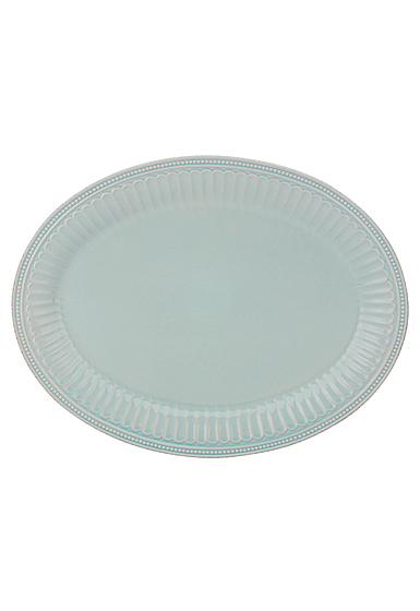Lenox French Perle Groove Ice Blue China 16" Platter