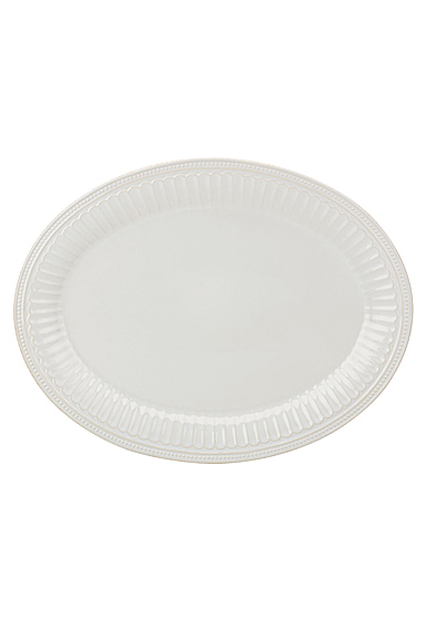 Lenox French Perle Groove White China Platter
