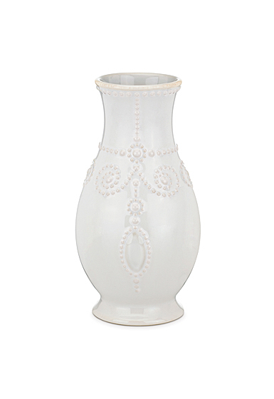 Lenox French Perle White Fluted 8" Vase
