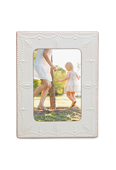 Lenox French Perle White 4X6" Picture Frame