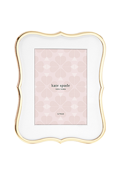 Kate Spade New York, Lenox Crown Point 5x7" Gold Metal Picture Frame