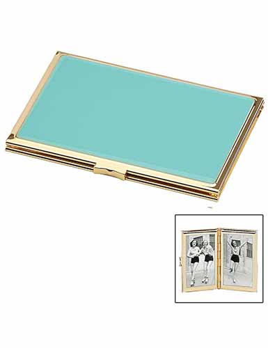 Kate Spade New York, Lenox Outpost Gifting Hinged Pocket Frame, Turquoise