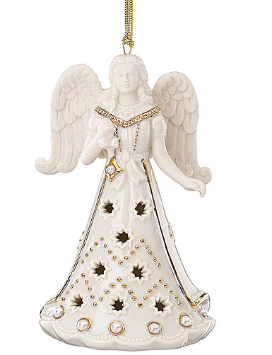 Lenox Florentine and Pearl Angel Ornament