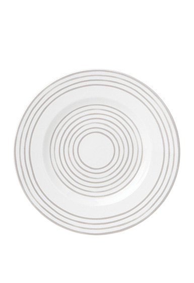 Kate Spade China by Lenox, Charlotte Street West Grey Accent Plate, Single