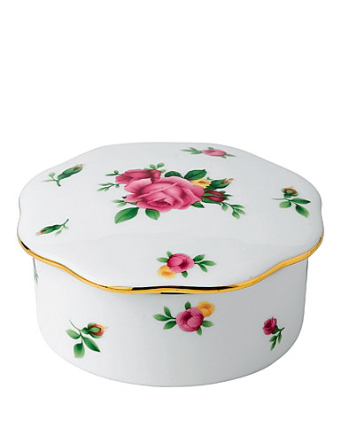 Royal Albert New Country Roses White Trinket Box