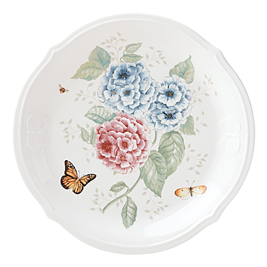 Lenox Butterfly Meadow Hydrangea China Round Platter