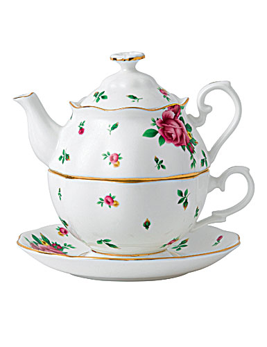 Royal Albert China New Country Roses White Tea For One