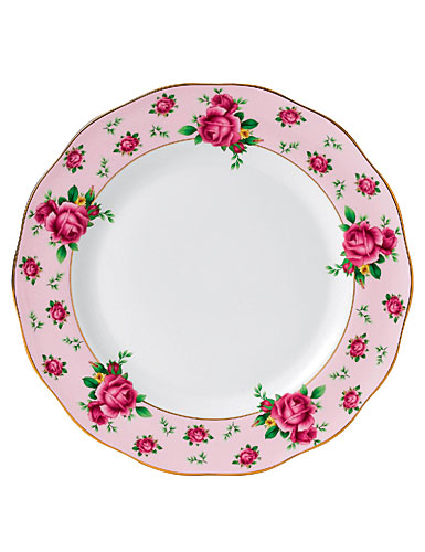 Royal Albert New Country Roses Pink Vintage Formal 10 3/5 in Dinner Plate