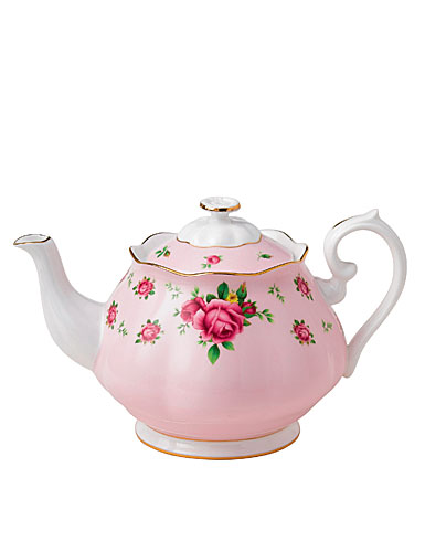 Royal Albert New Country Roses Pink Vintage Formal Teapot