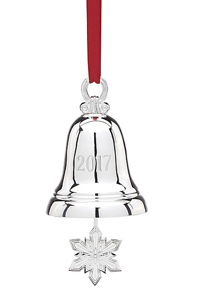 Lenox Annual 2017 Silver Bell Ornament
