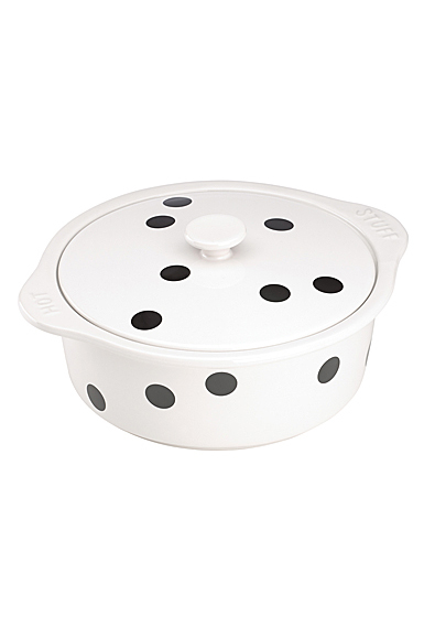 Kate Spade China by Lenox, Deco Dot Covered Casserole