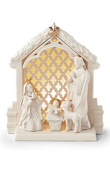 Lenox Illuminations Lit Nativity Christmas Scene