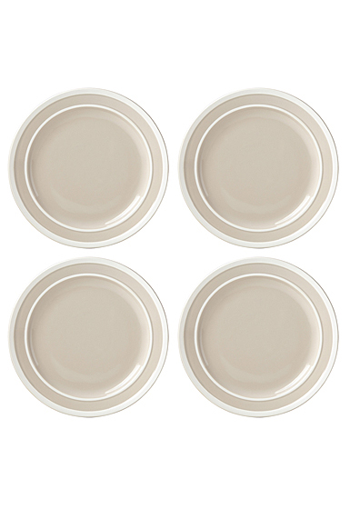 Kate Spade China by Lenox, Sculpted Stripe Beige Dinner Set Of Four