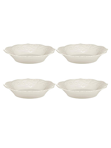 Lenox French Perle White China Pasta Bowl, Set of 4