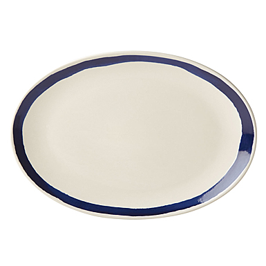 Lenox Market Plate Indigo Dinnerware Oval Platter