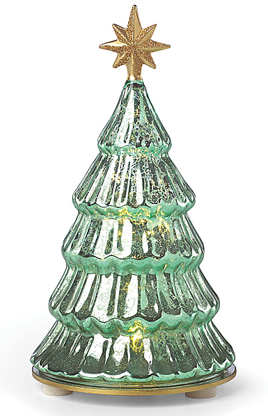 Lenox Radiant Glass Light Lit Tree Pine