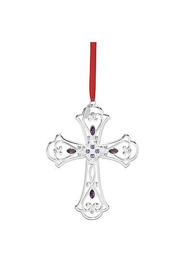 Lenox 2019 Gemmed Cross Ornament