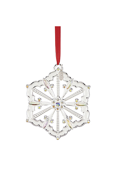 Lenox 2019 Silver Snow Majesty Ornament