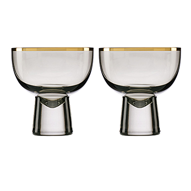 Lenox Trianna Slate Cocktail Glass Pair