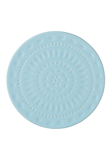 Kate Spade China by Lenox, Stoneware Willow Drive Blue Trivet, Round