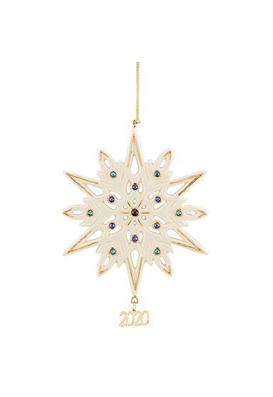 Lenox Gemmed 2020 Snowflake Ornament