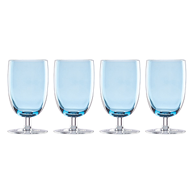Lenox Valencia Blue All Purpose Glass Set Of Four
