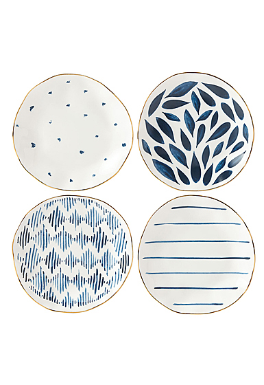 Lenox Blue Bay Dinnerware Tidbit Plates, Set Of Four