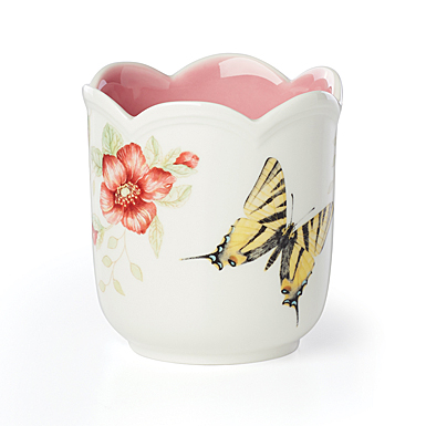 Lenox Butterfly Meadow Filled Candle Pink