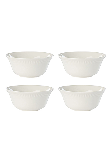 Lenox Profile China All Purpose Bowl White Set Of Four