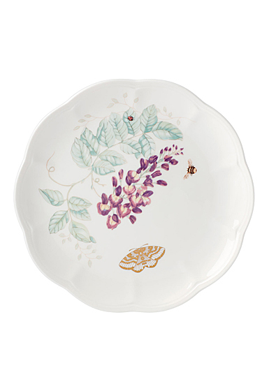 Lenox Butterly Meadow Gold China Blue Butterlfy Accent Plate Gold