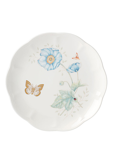 Lenox Butterly Meadow Gold China Monarch Accent Plate Gold