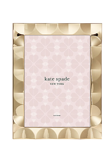 Kate Spade South Street, Lenox Gold Scallop Frame 8x10"