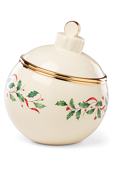 Lenox China Holiday Ornament Figural Cookie Jar