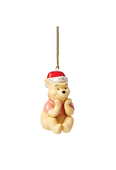 Lenox 2021 Disney 2021 Winnie the Pooh Christmas Wish Dated Ornament