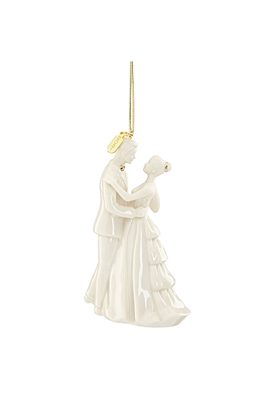 Lenox 2021 Bride and Groom Ornament