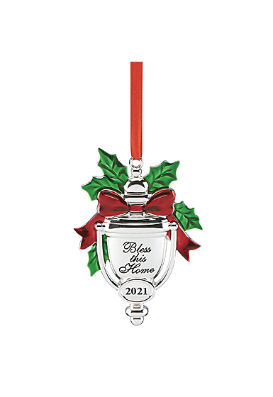 Lenox 2021 Bless This Home Metal Dated Ornament