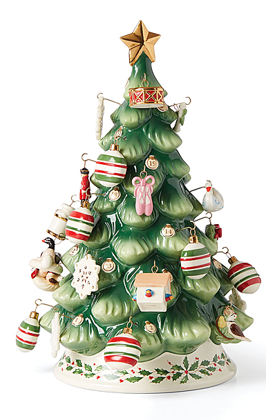 Lenox Treasured Traditions Advent Calendar Tree, Ornament Set