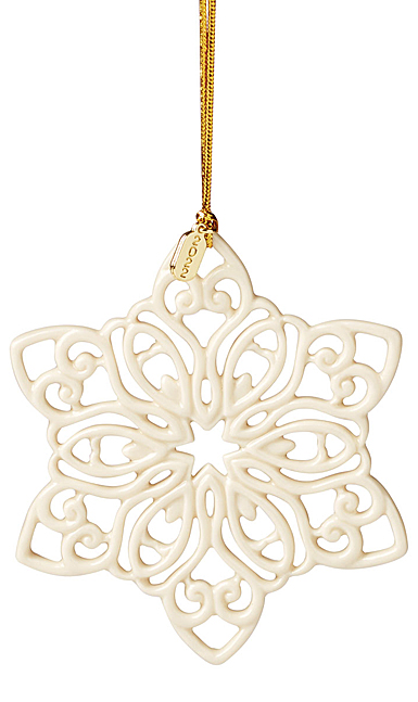 Lenox Christmas 2022 Snow Fantasies Snowflake Dated Ornament