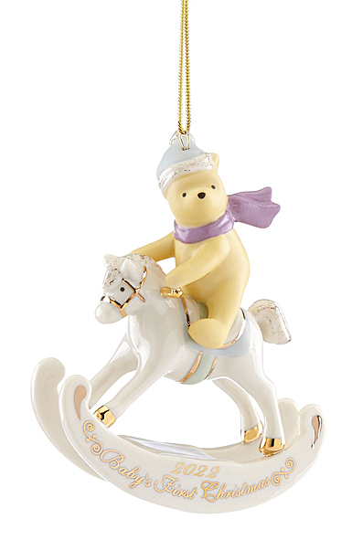 Lenox Christmas Disney 2022 Winnie the Pooh Baby's 1st Ornament
