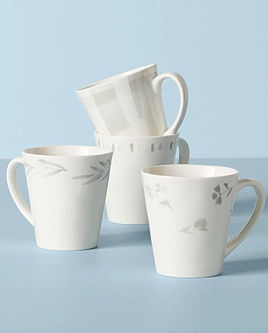 Lenox Oyster Bay Mugs, Set of 4, Assorted