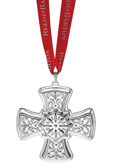 Reed And Barton Sterling Annual Christmas Cross Ornament
