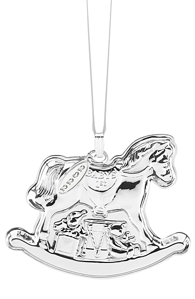 Reed And Barton Sterling Christmas 2022 Rocking Horse Ornament
