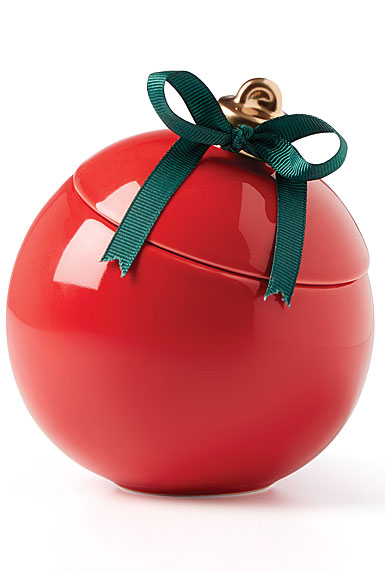 Kate Spade Lenox Christmas Ornament Treat Cookie Jar