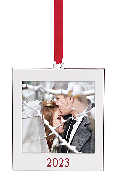 Lenox Metal 2023 Picture Frame Dated Ornament